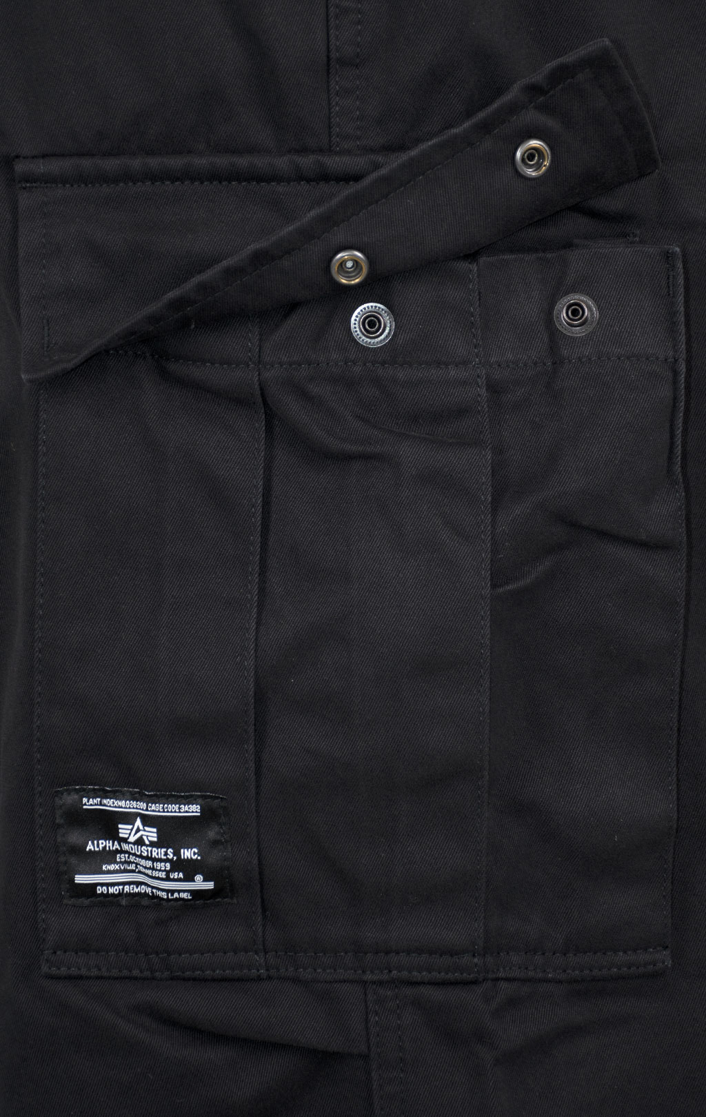 Женские брюки-карго парашюты ALPHA INDUSTRIES M-65 PANT плотные FW 24/25 black 