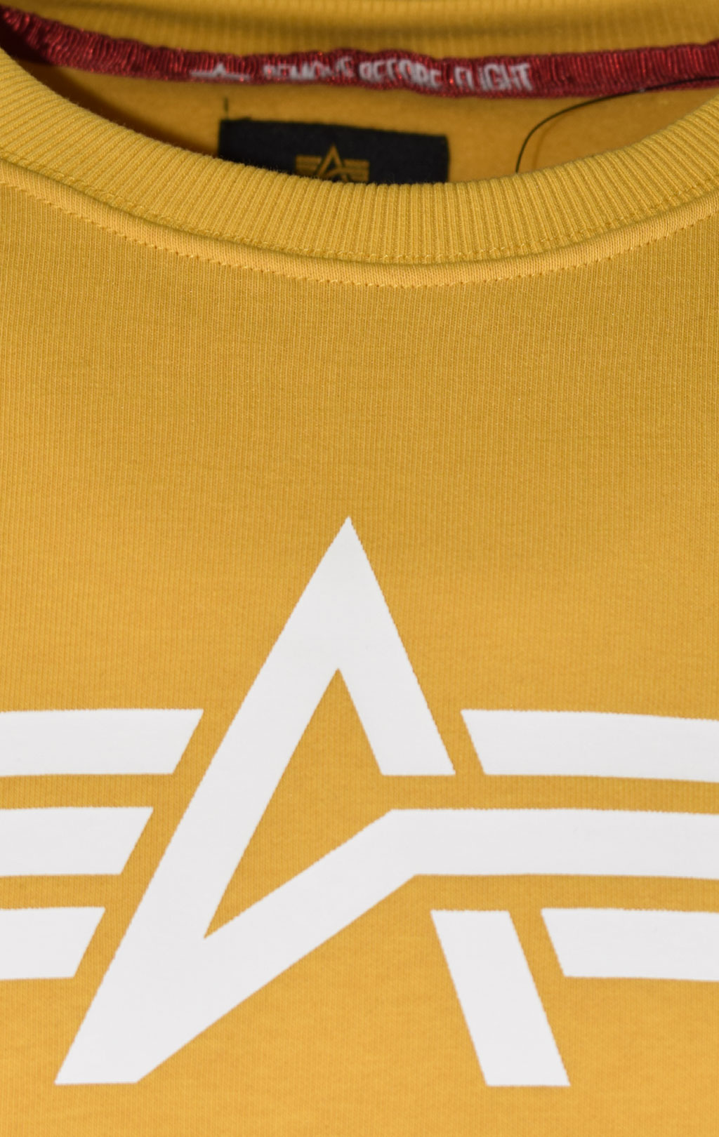 Свитшот ALPHA INDUSTRIES BASIC SWEATER solar yellow 