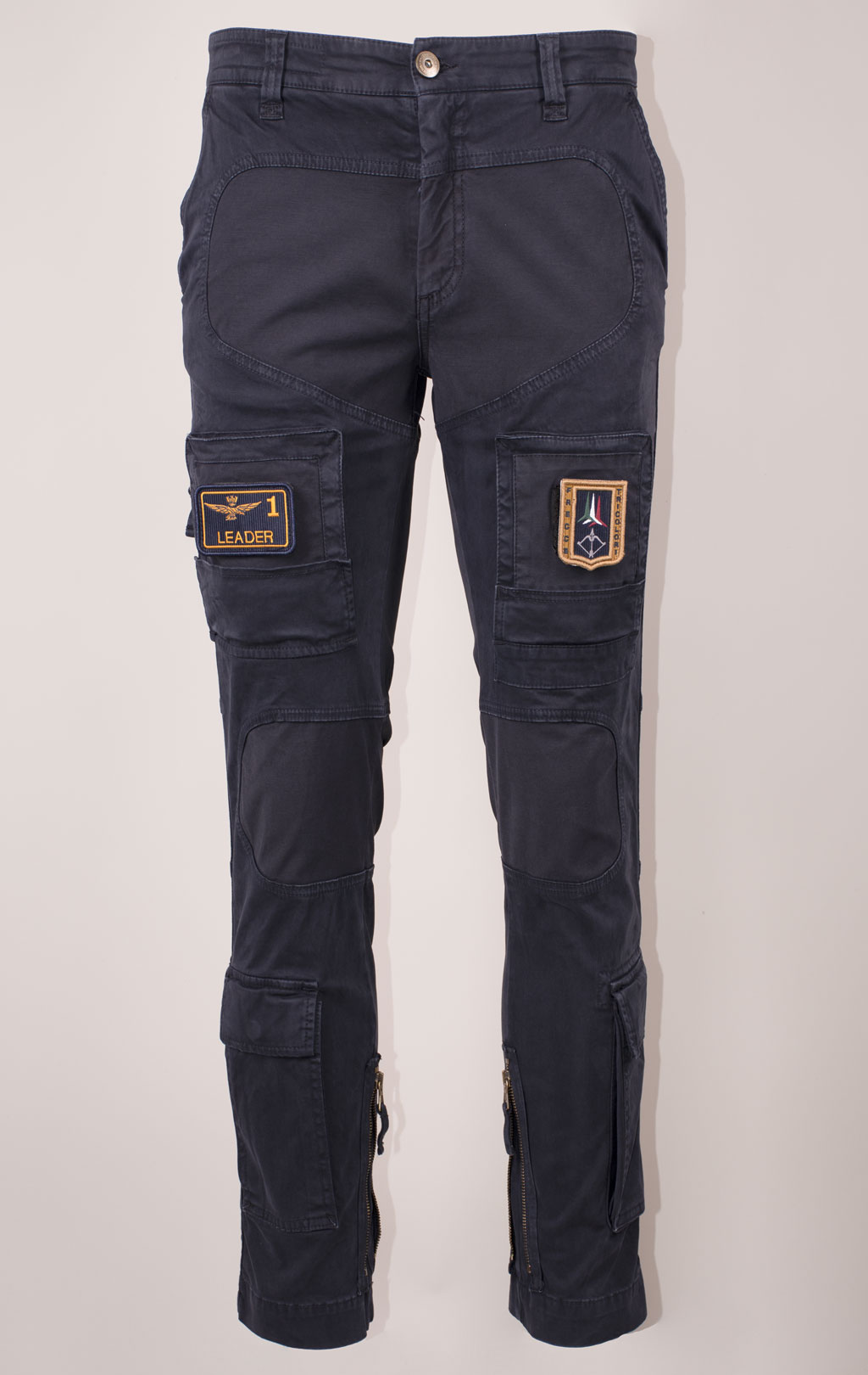 Брюки-карго AERONAUTICA MILITARE ANTI-G плотные FW 24/25/AL dark blue (PA 1557) 