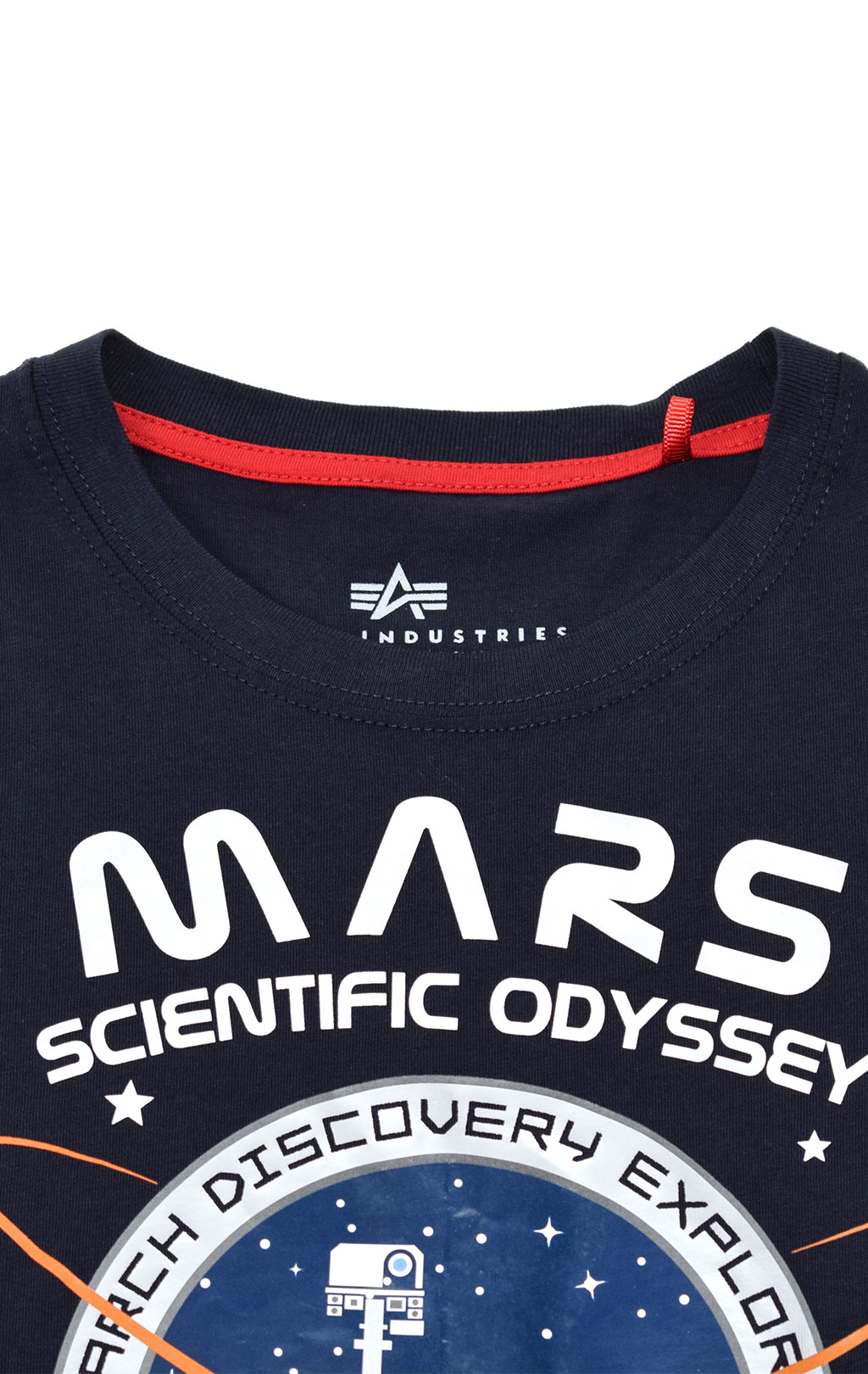 Детская футболка ALPHA INDUSTRIES NASA MISSION TO MARS T rep. blue 