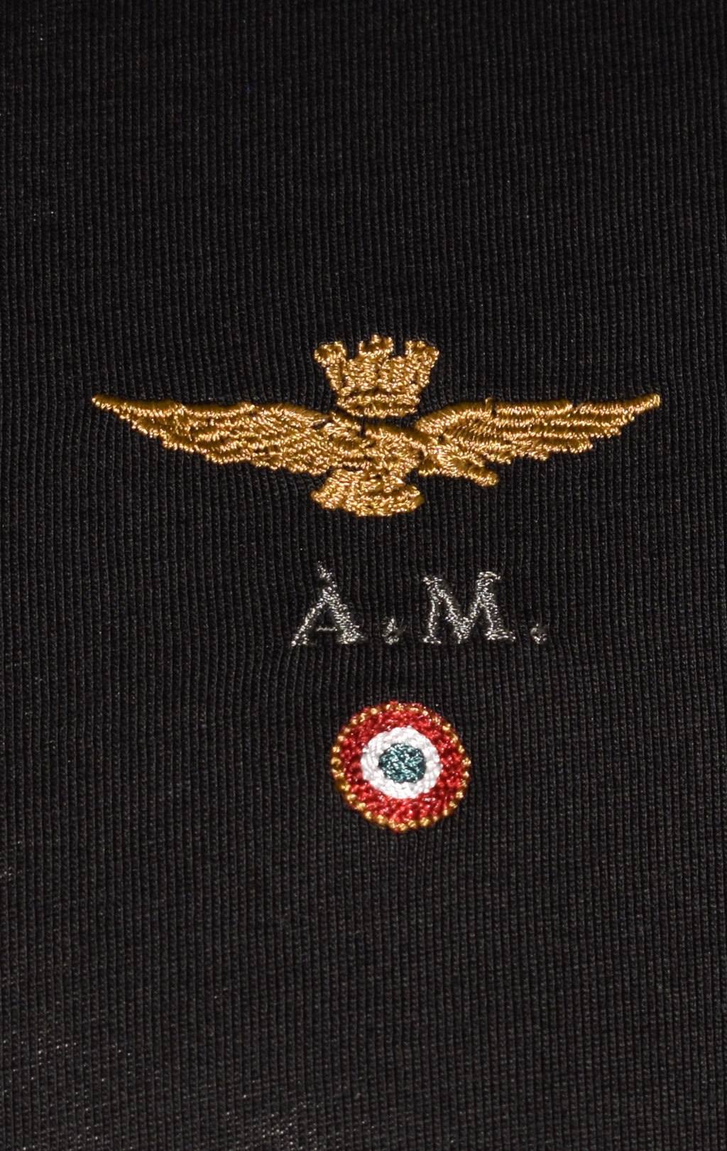 Футболка AERONAUTICA MILITARE SS 22/BD jet black (TS 1580)