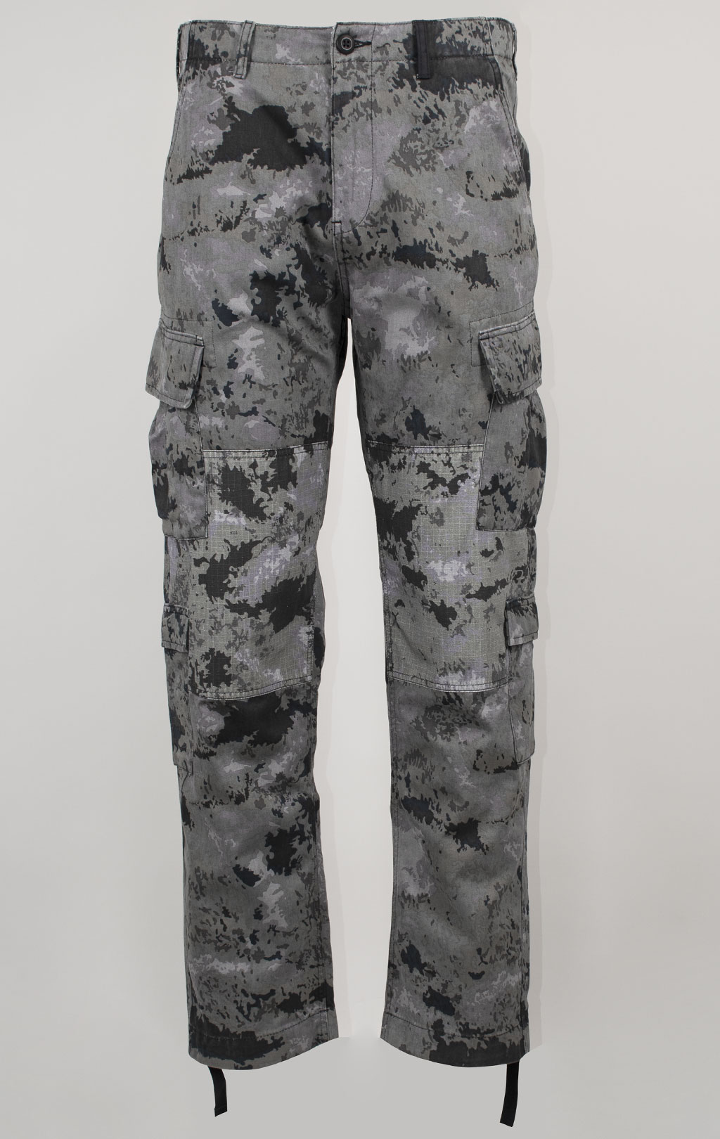 Брюки-карго ALPHA INDUSTRIES ACU PANT плотные FW 24/25 black blur camo 