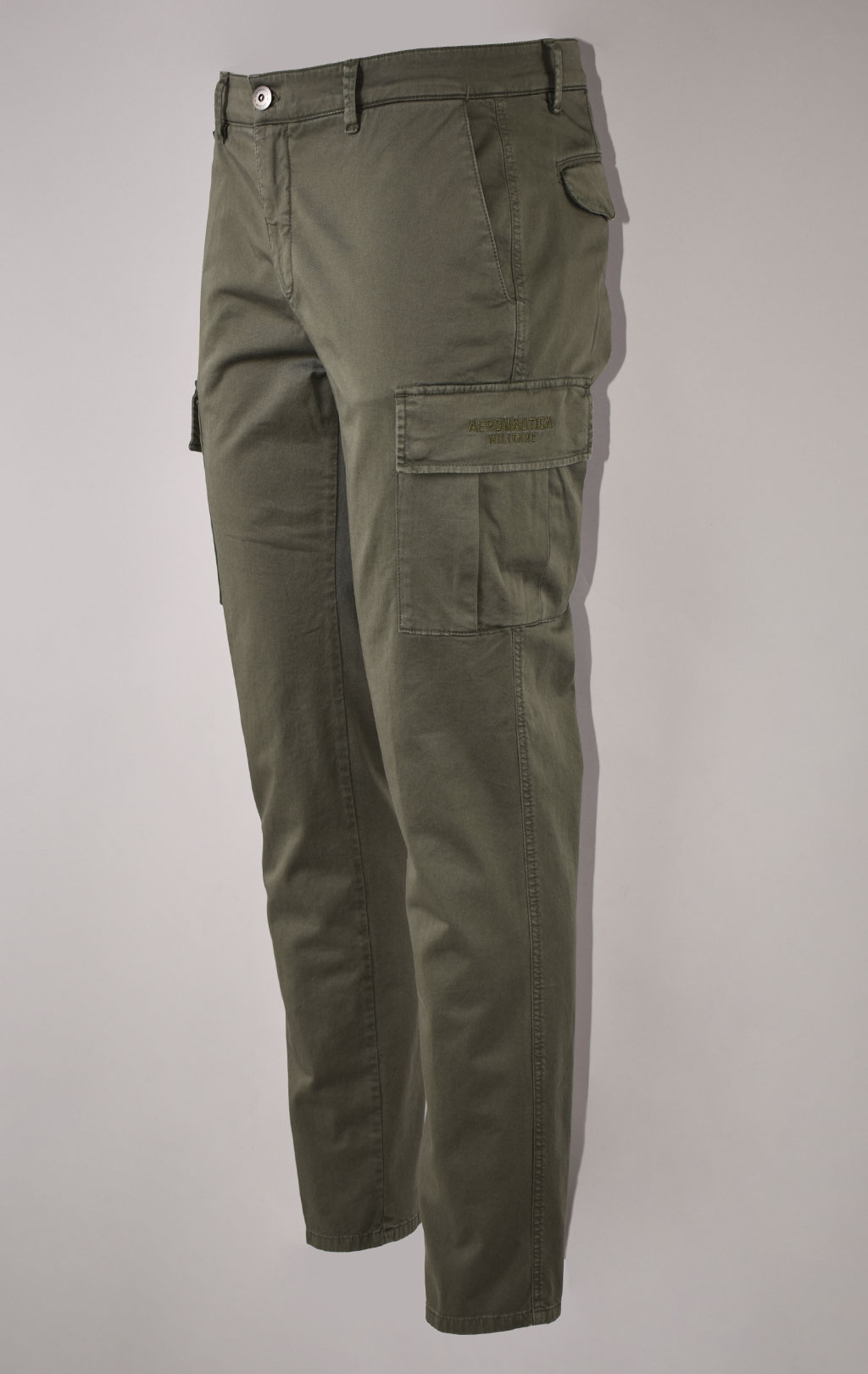 Брюки-карго AERONAUTICA MILITARE big size SS 22/AL verde militare (PA 1477) 