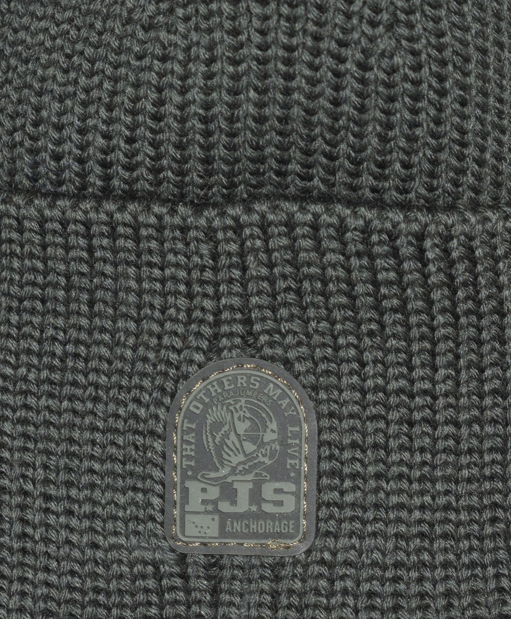 Шапка вязаная PARAJUMPERS PLAIN BEANIE FW 19/20 moss green 