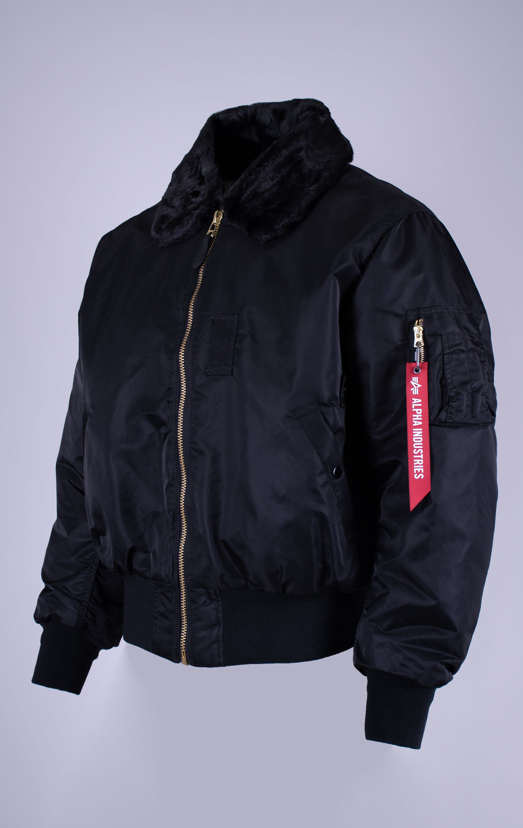 Куртка-пилот ALPHA INDUSTRIES B-15 HERITAGE FIT FLIGHT JACKET FW 26/27 black 