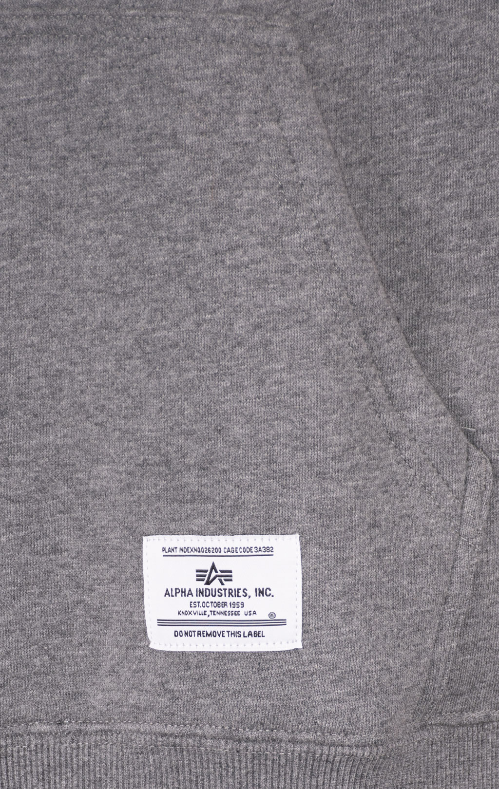 Толстовка ALPHA INDUSTRIES ALPHA LOGOS HOODIE FW 24/25 medium charcoal heather 