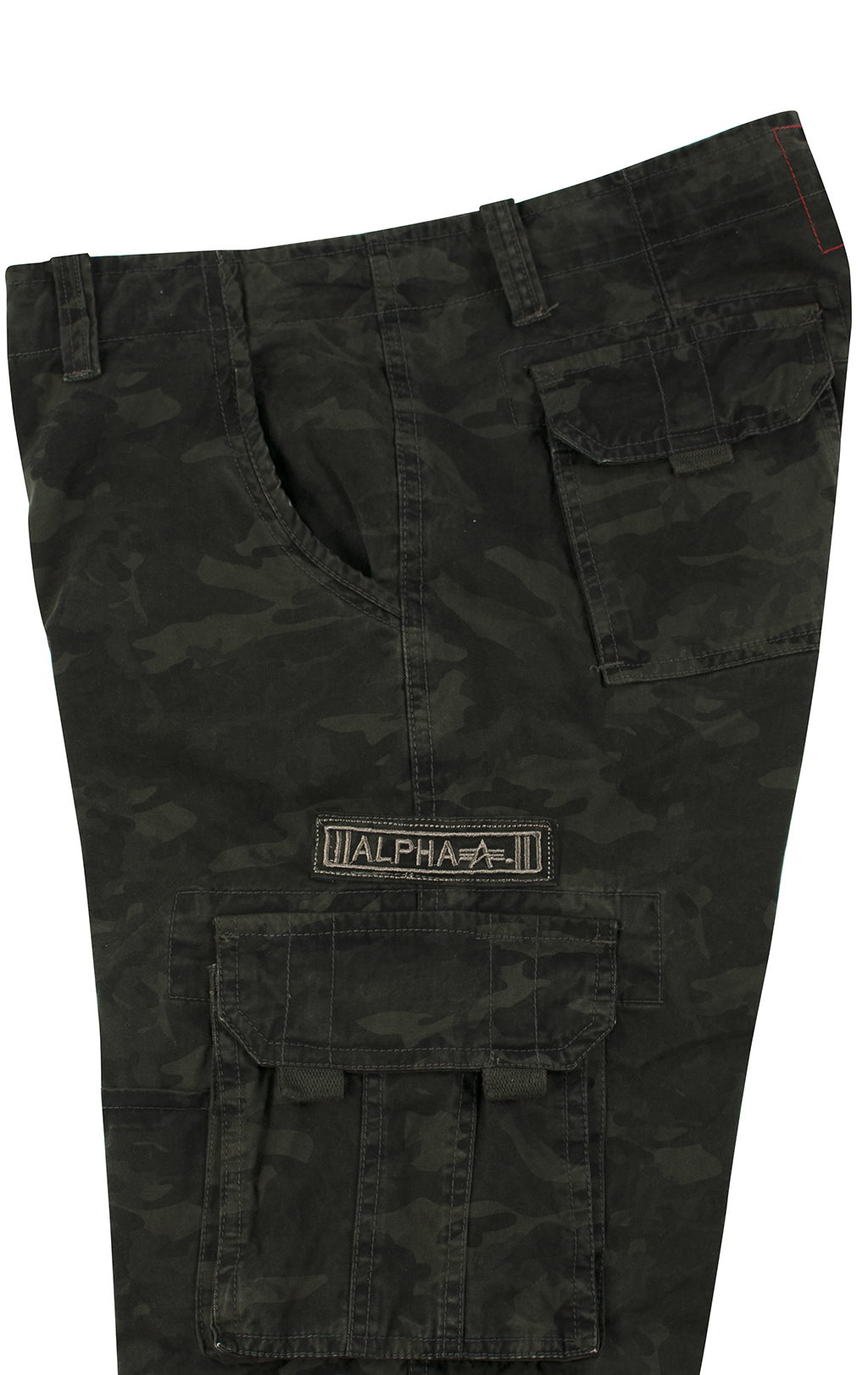 Брюки-карго ALPHA INDUSTRIES JET PANT big size black camo (#101212) 