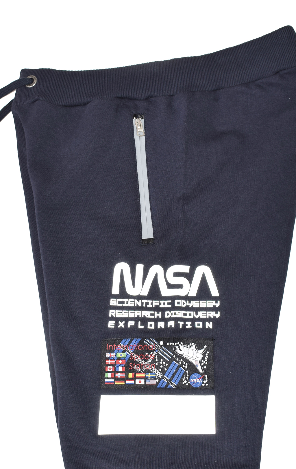 Брюки спортивные джоггеры ALPHA INDUSTRIES NASA ODYSSEY JOGGER rep. blue 