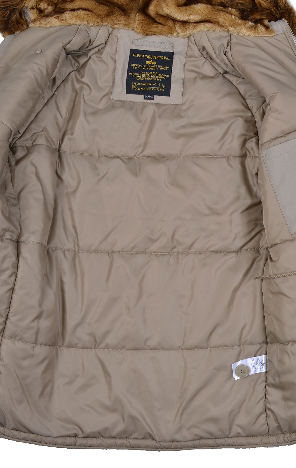 Аляска ALPHA INDUSTRIES EXPLORER khaki 