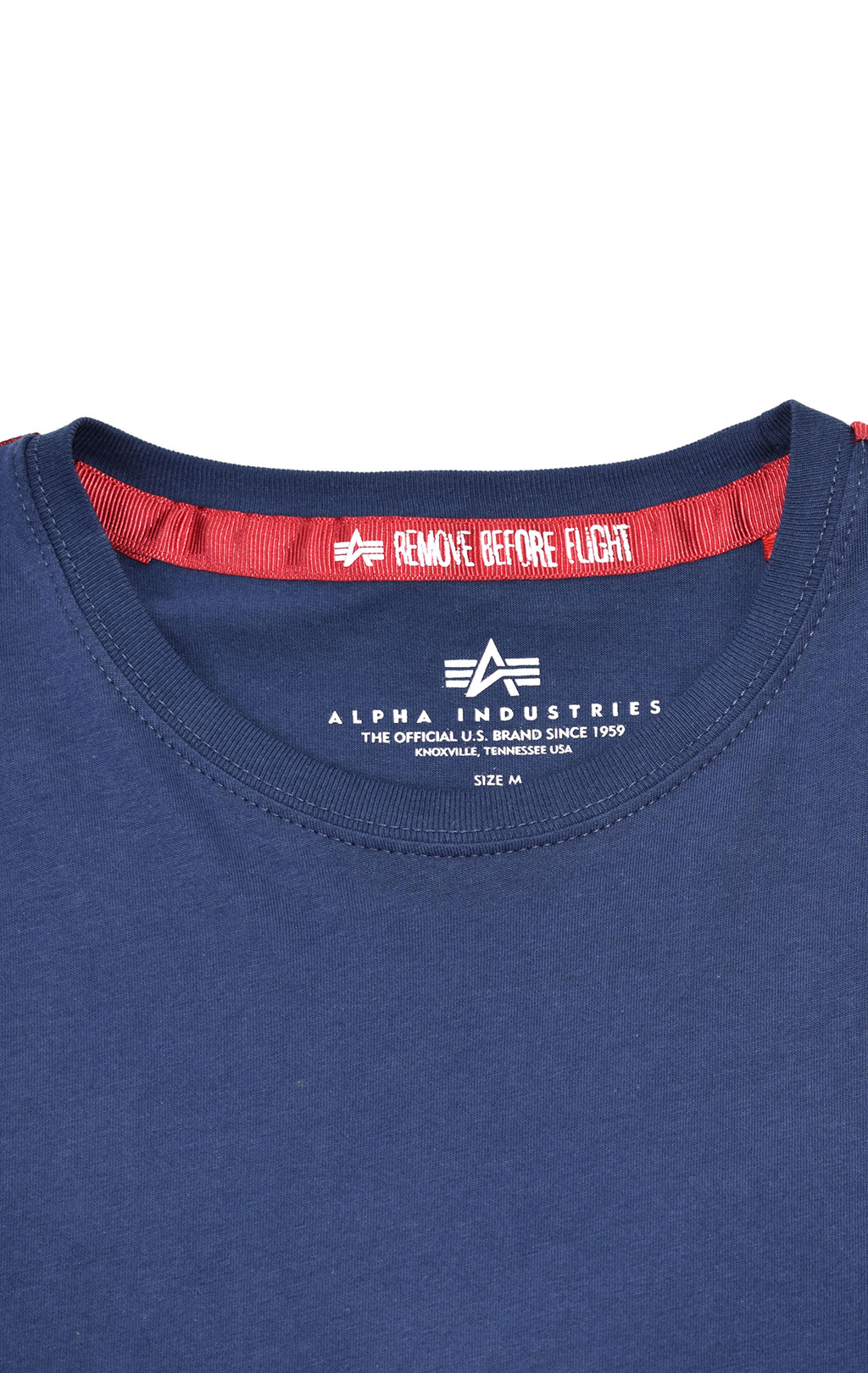 Футболка ALPHA INDUSTRIES RBF TAPE T new navy 