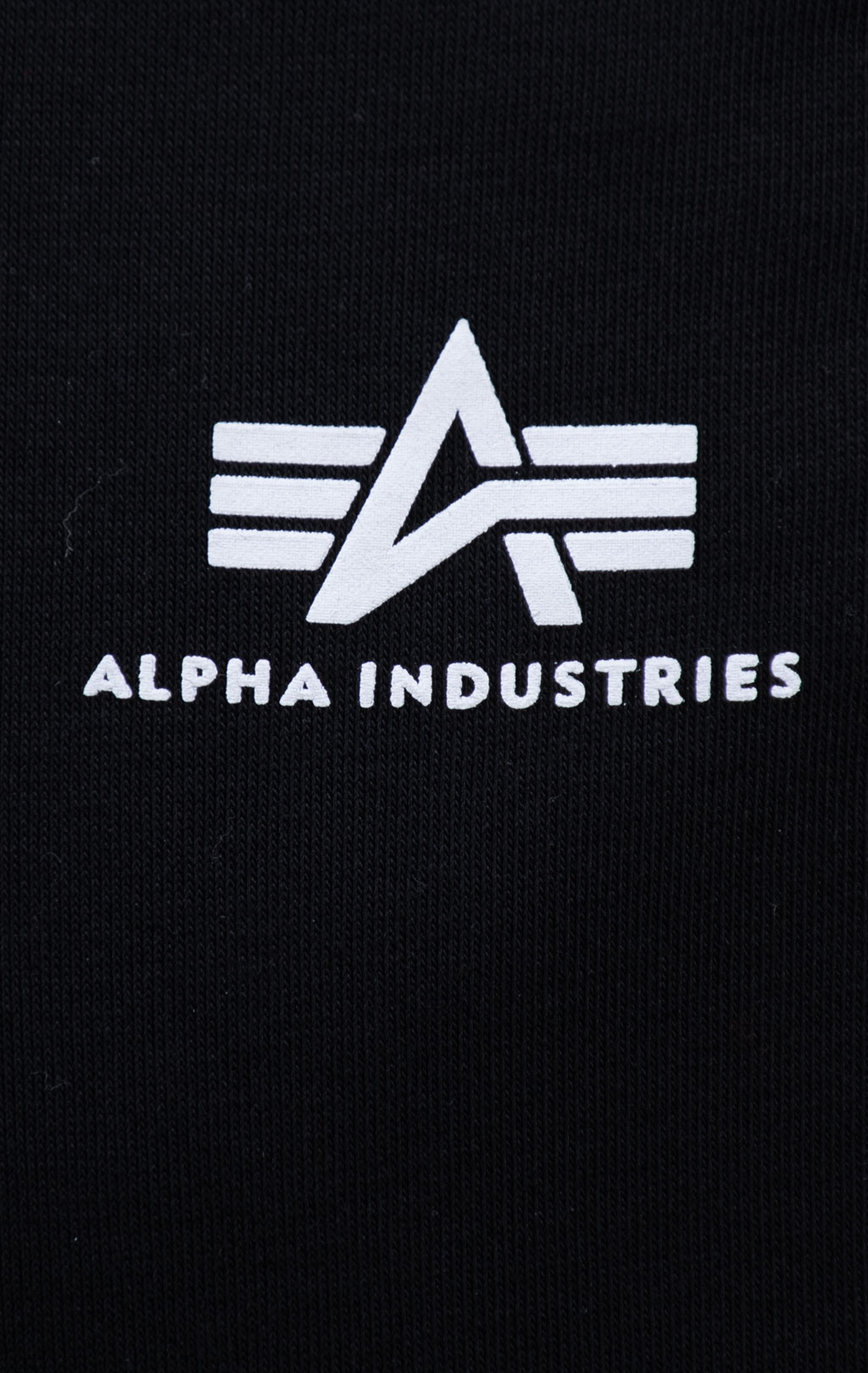 Брюки спортивные джоггеры ALPHA INDUSTRIES BASIC JOGGER SMALL LOGO black 