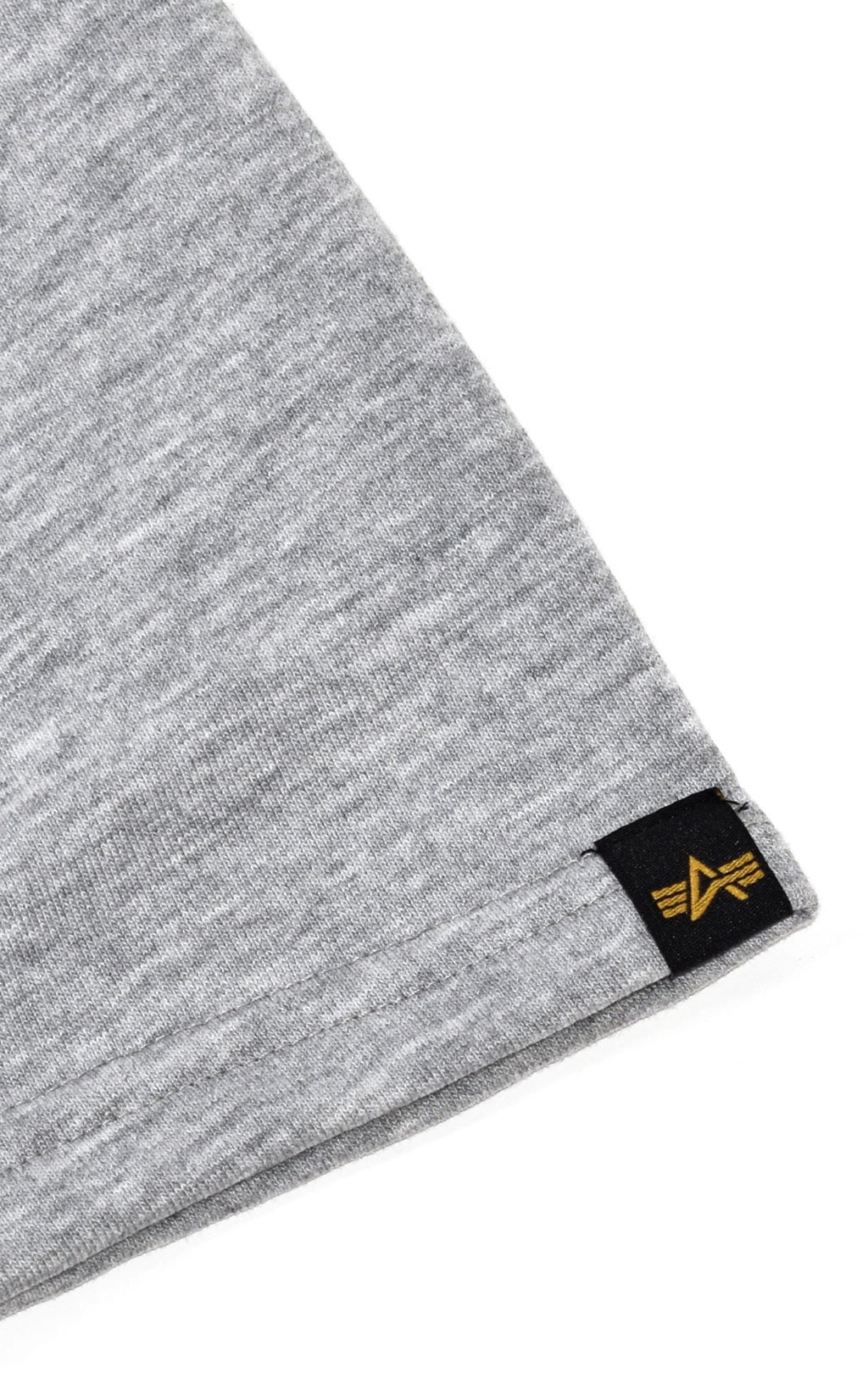 Футболка с капюшоном ALPHA INDUSTRIES BASIC T Hooded grey heather 