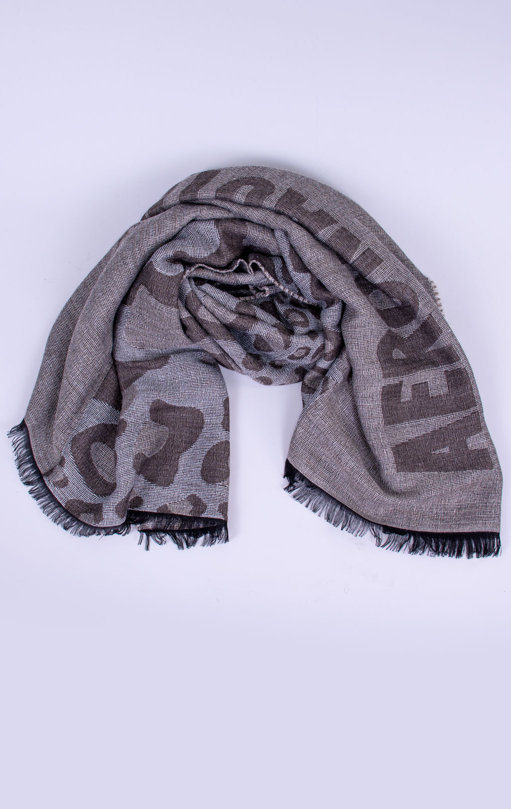 Шарф AERONAUTICA MILITARE FW 26/27/IT oatmeal/silver mink (SH 1174) 