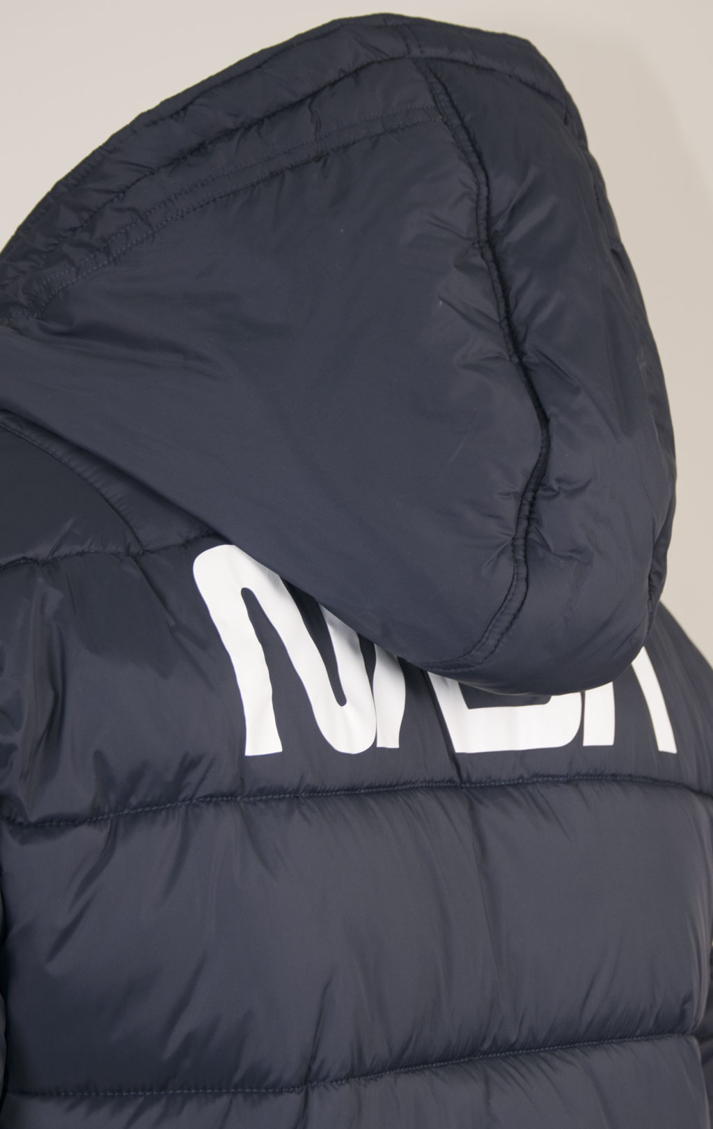 Куртка ALPHA INDUSTRIES HOODED PUFFER FD NASA rep. blue 