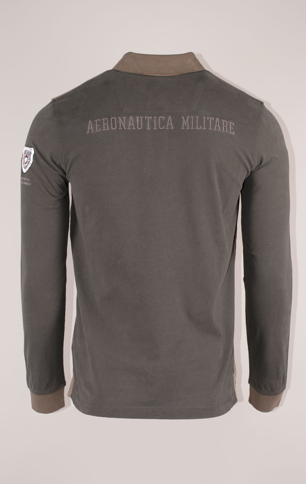 Поло-лонгслив AERONAUTICA MILITARE FW 24/25/TR dark musk (PO 1820) 