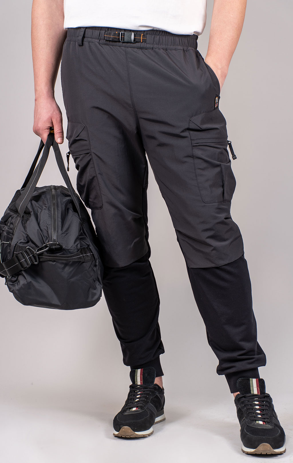 Брюки трикотажные PARAJUMPERS OSAGE с карманами SS 25 m black 