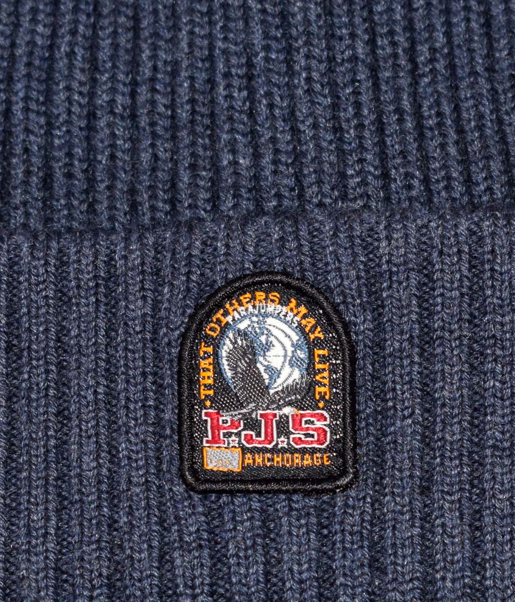 Шапка вязаная PARAJUMPERS RIB HAT FW 20/21 navy 