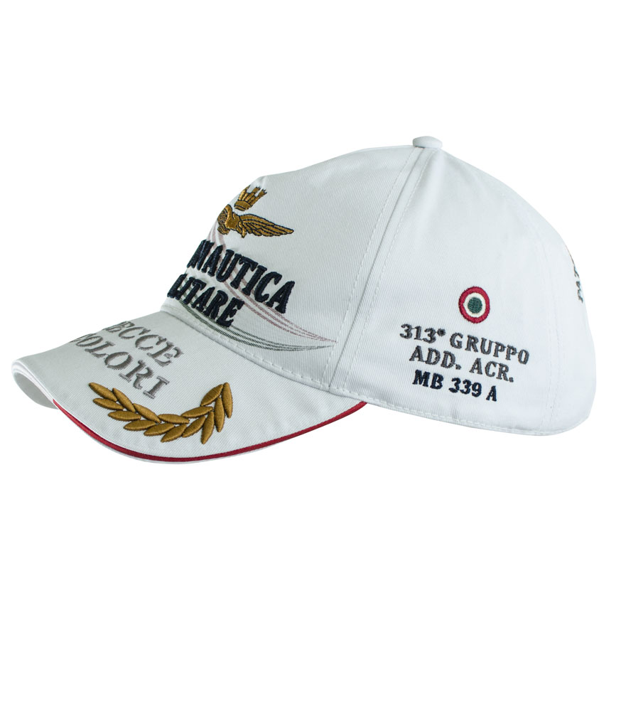 Бейсболка AERONAUTICA MILITARE bianco ottico (HA 909)