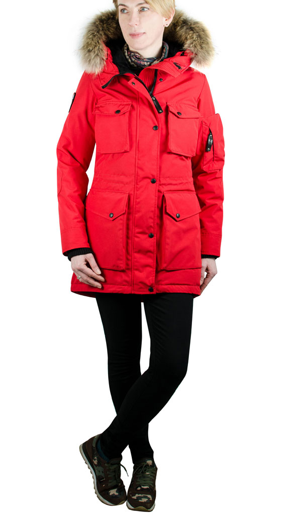 Женский пуховик ARCTIC EXPLORER UMI red 