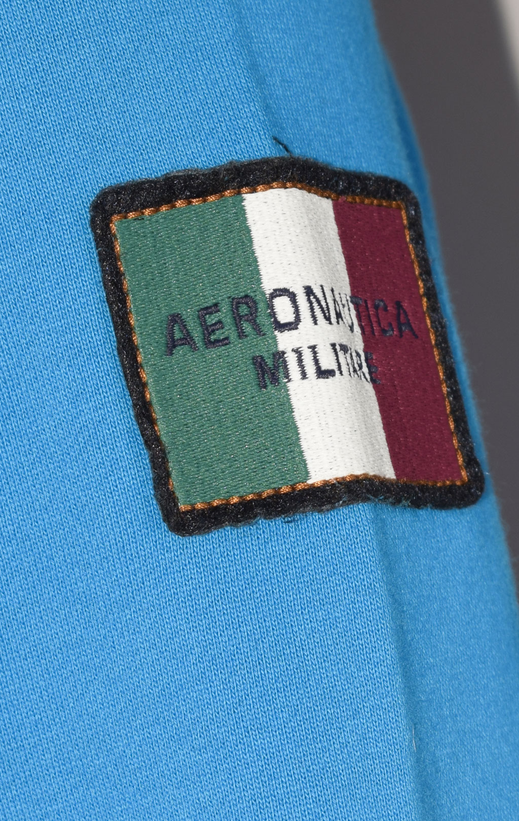 Толстовка с капюшоном AERONAUTICA MILITARE SS 23/TR azzurro (FE 1747) 