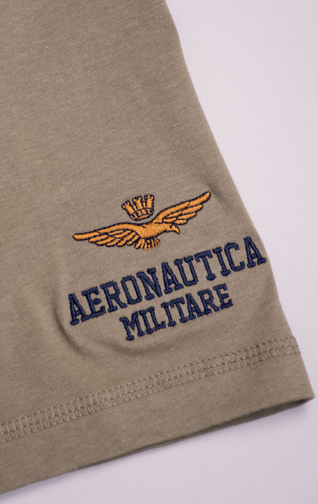 Футболка AERONAUTICA MILITARE SS 26/BD lichen green (TS 2529) 