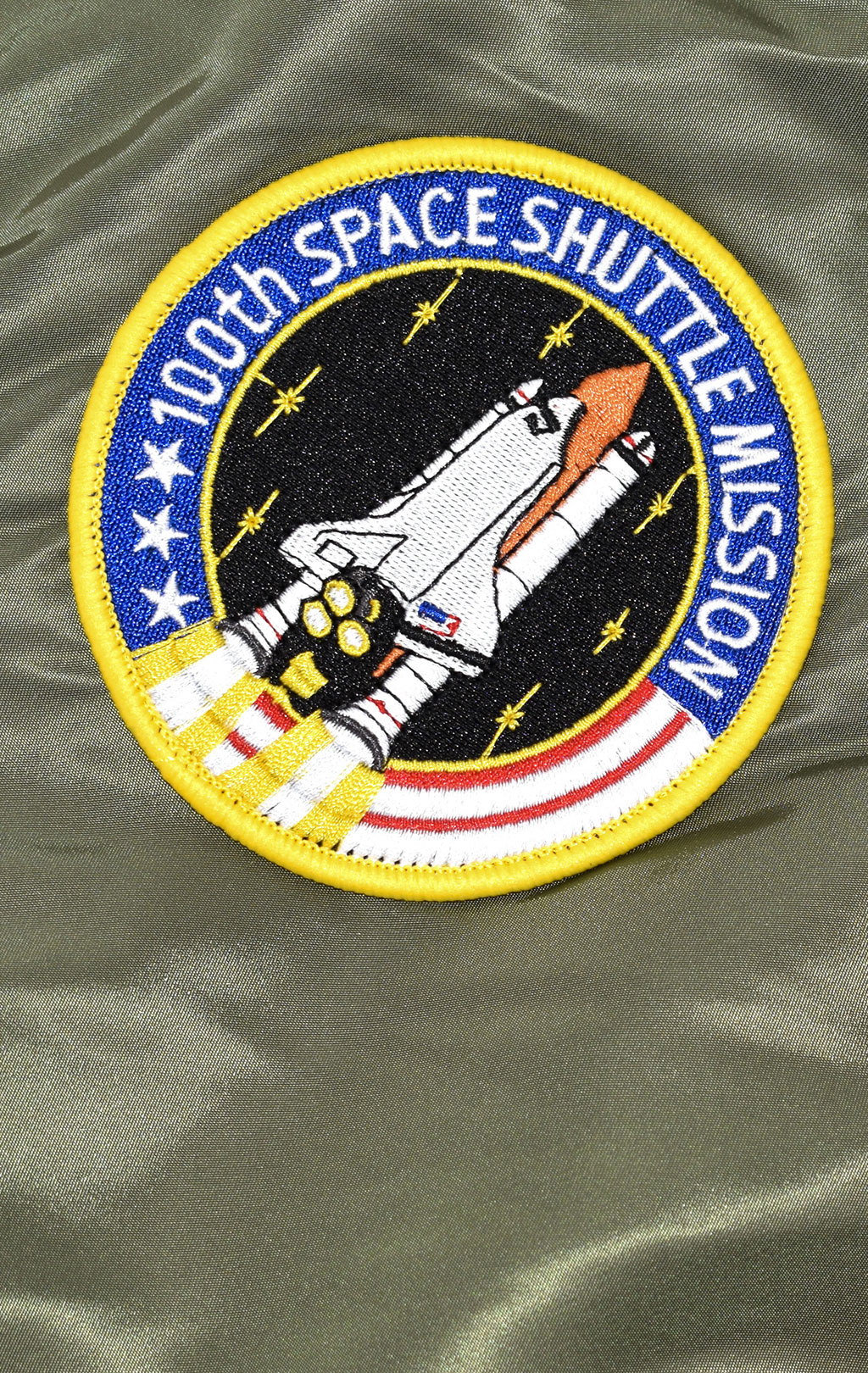 Женская куртка-бомбер лётная ALPHA INDUSTRIES VF NASA MA-1 sage green 