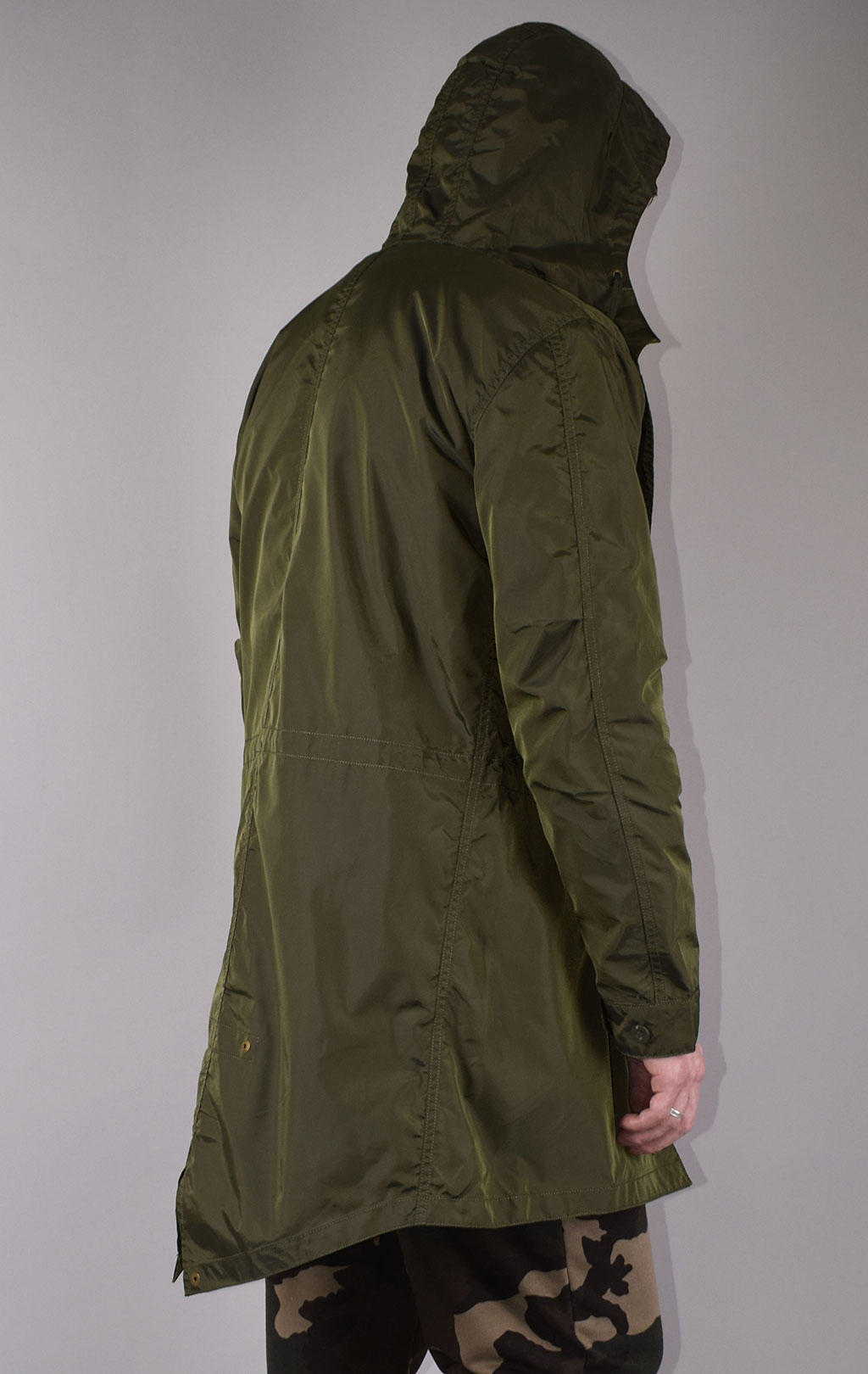 Парка ALPHA INDUSTRIES HOODED FISHTAIL TT dark green 