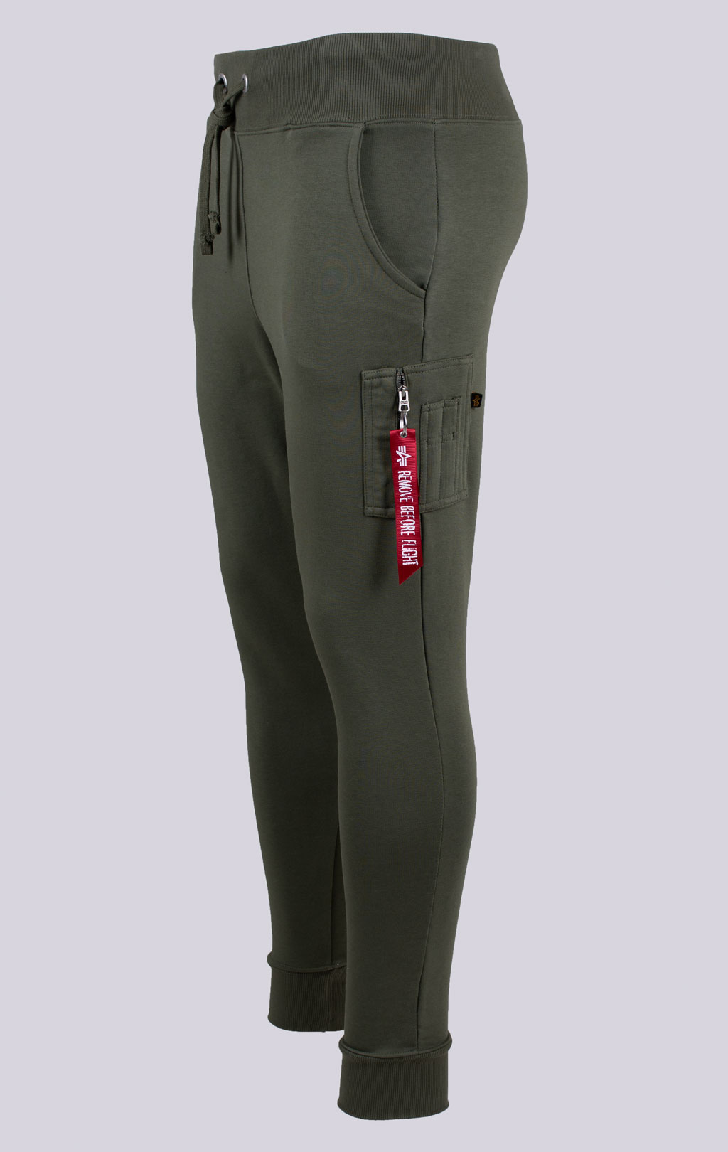 Брюки спортивные джоггеры ALPHA INDUSTRIES X-FIT SLIM CARGO dark green 