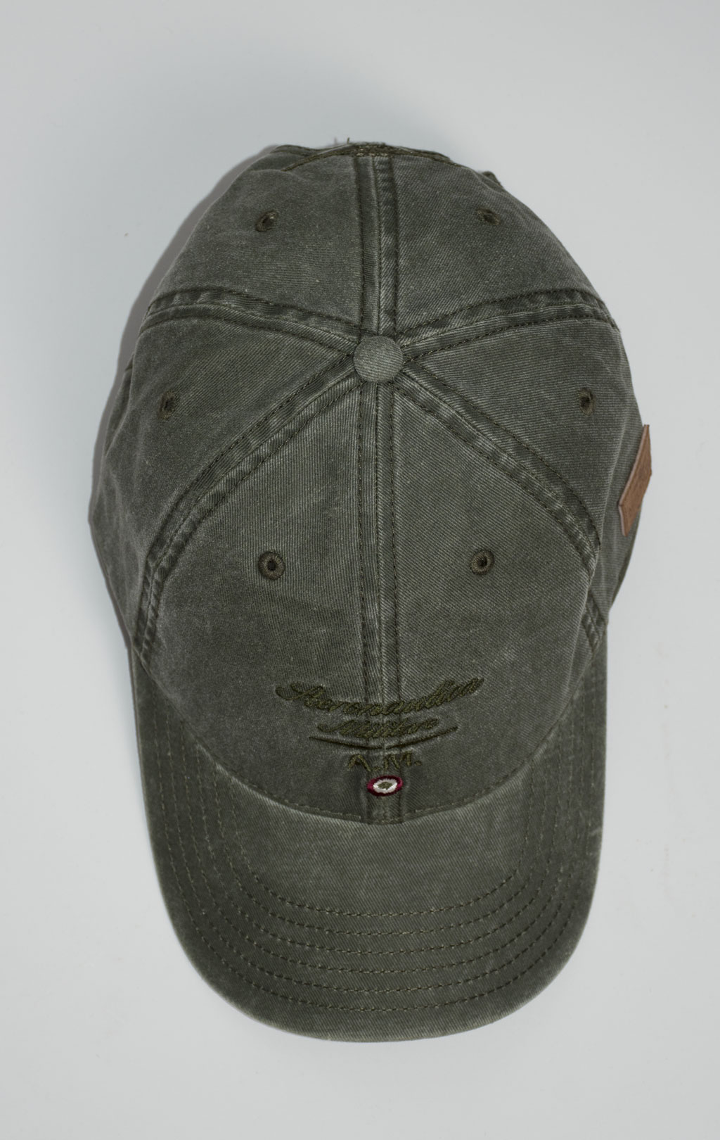 Бейсболка AERONAUTICA MILITARE SS 25 m/CN military olive washed (HA 1204) 