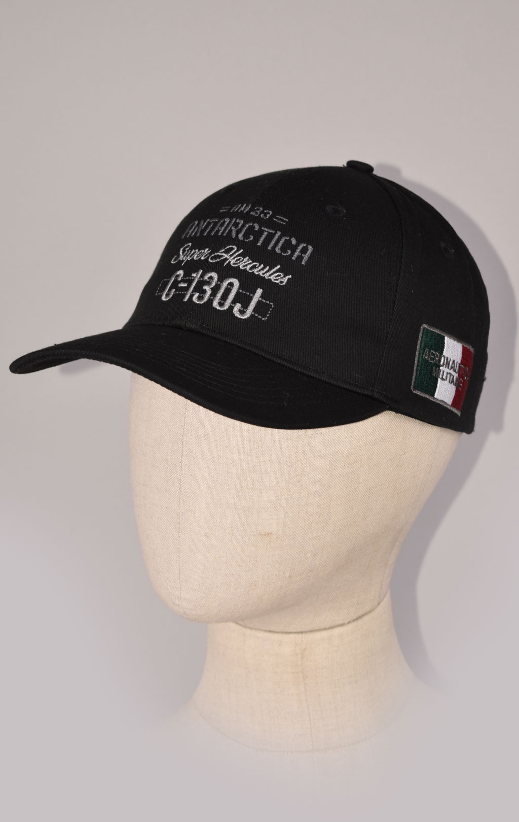 Бейсболка AERONAUTICA MILITARE ANTARCTICA FW 23/24/CN jet black (HA 1151)