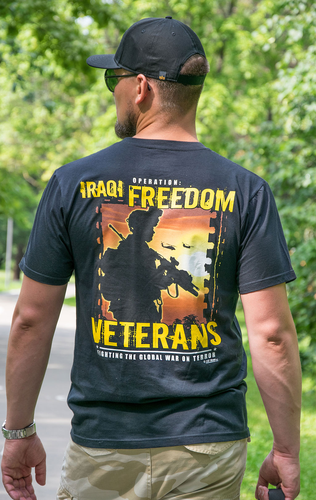 Футболка 7.62 IRAQI FREEDOM VETS black (001-222) 