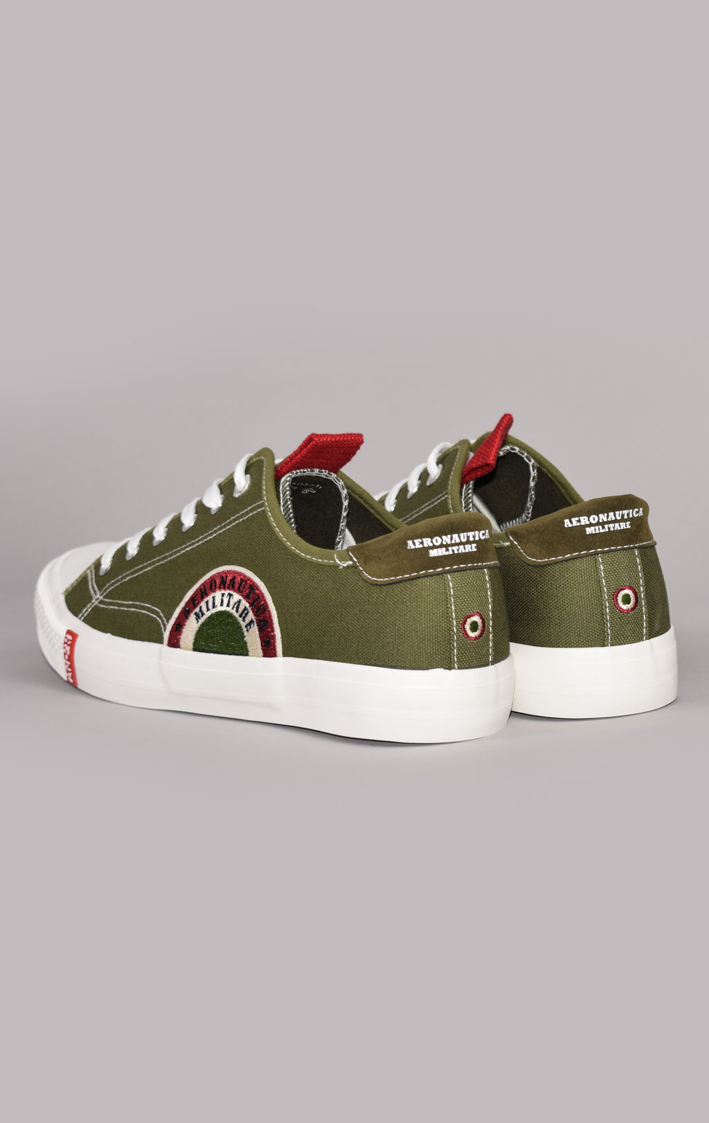 Кеды AERONAUTICA MILITARE SS 22 m/CN verde militare (SC 210) 