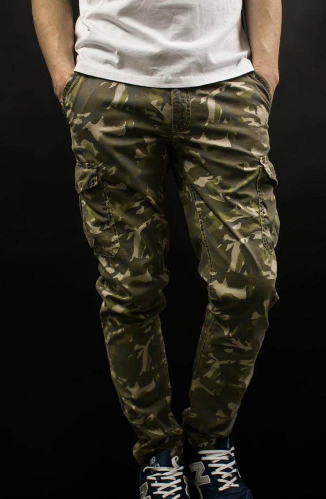 Брюки-карго AERONAUTICA MILITARE camouflage (PA 1300) 