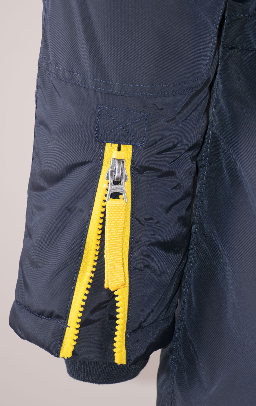 Аляска ALPHA INDUSTRIES PPS N-3B натур. мех rep. blue 