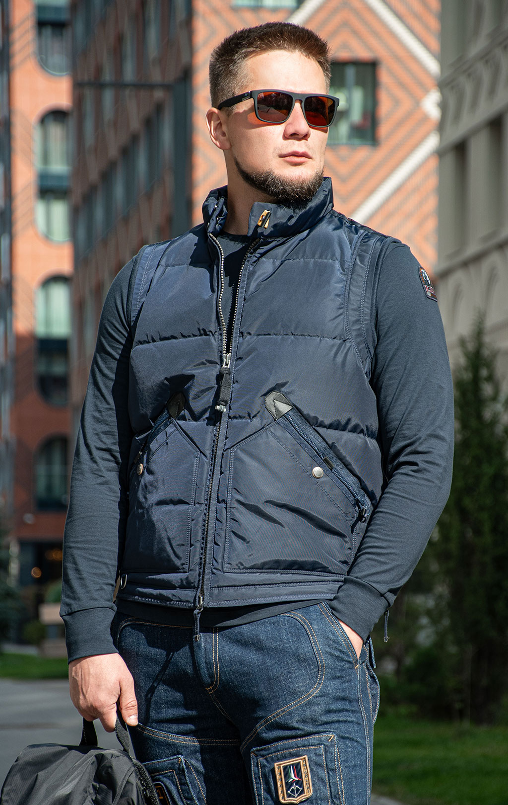 Жилет пуховой PARAJUMPERS KOBUK FW 25/26 blue navy 