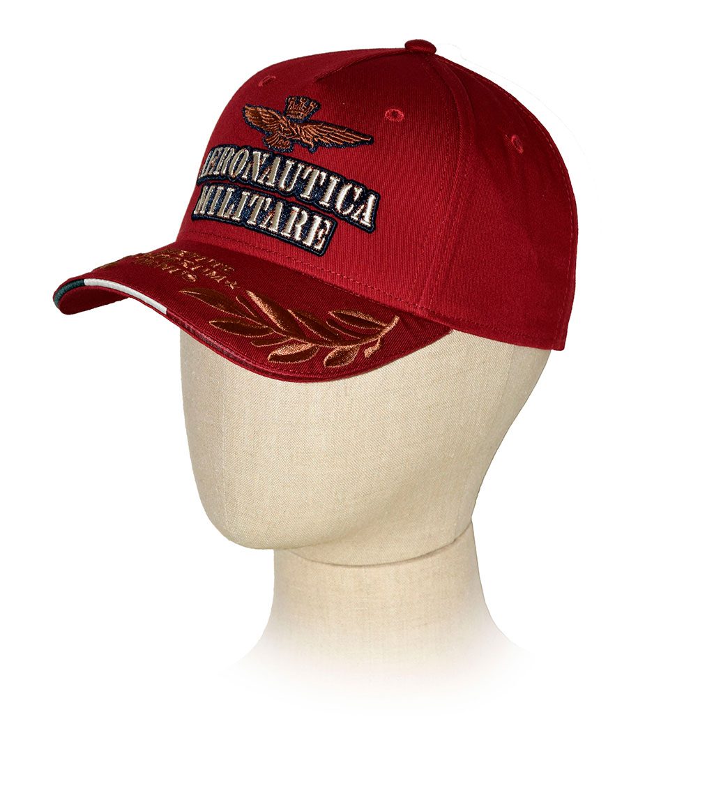 Бейсболка AERONAUTICA MILITARE rosso (HA 995)