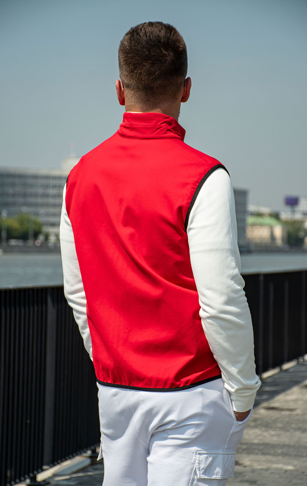Жилет AERONAUTICA MILITARE SS 25 m/BD tango red (AB 2206) 