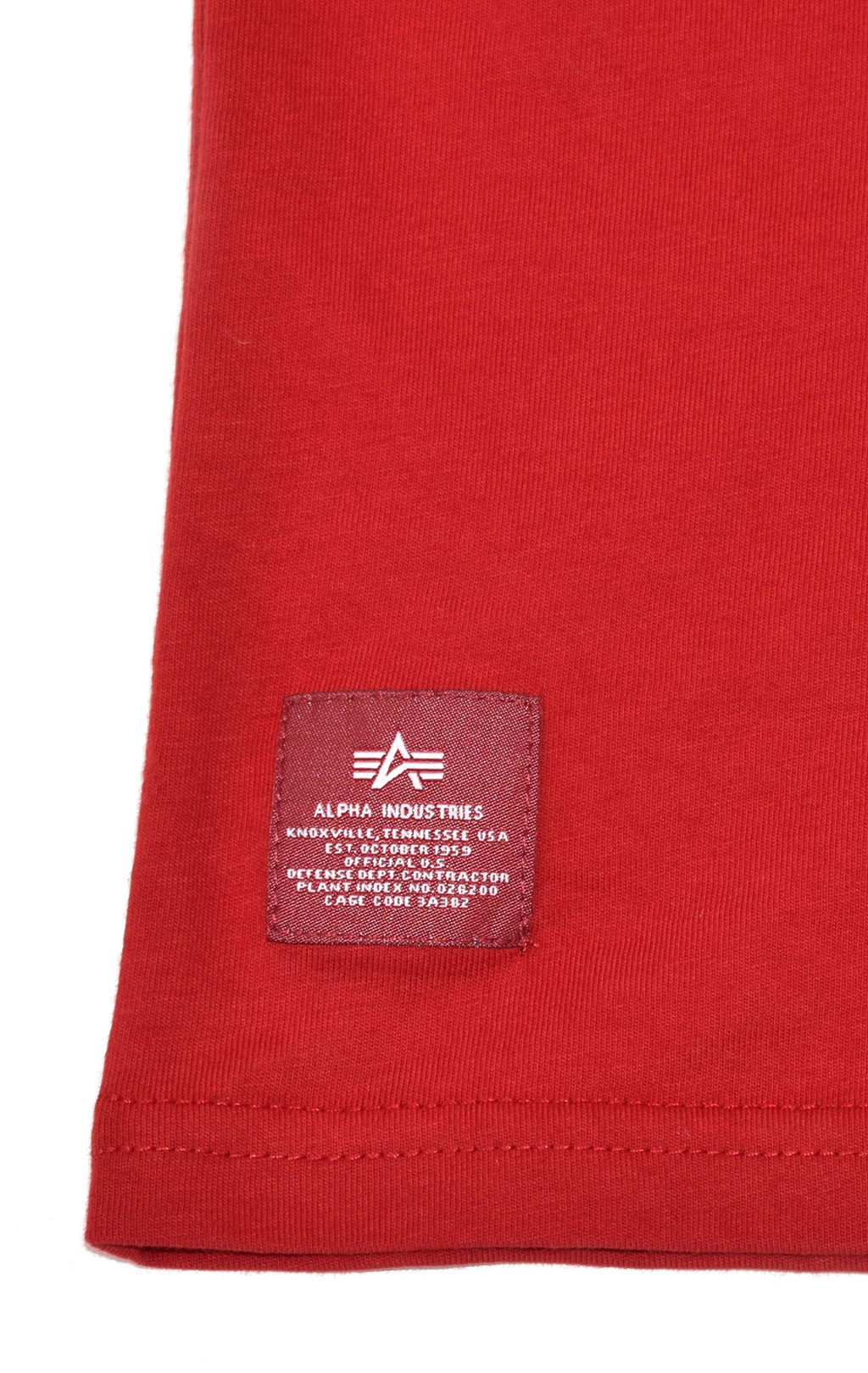 Детская футболка ALPHA INDUSTRIES NASA MISSION TO MARS T speed red 