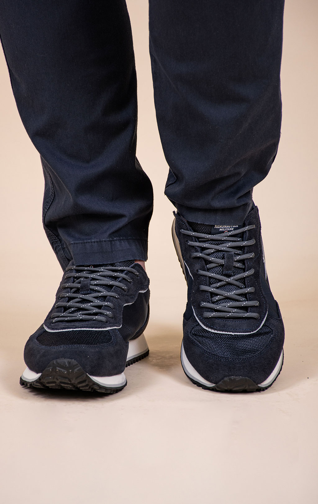 Кроссовки AERONAUTICA MILITARE (SC 0320) SS 26/CN blue scuro 