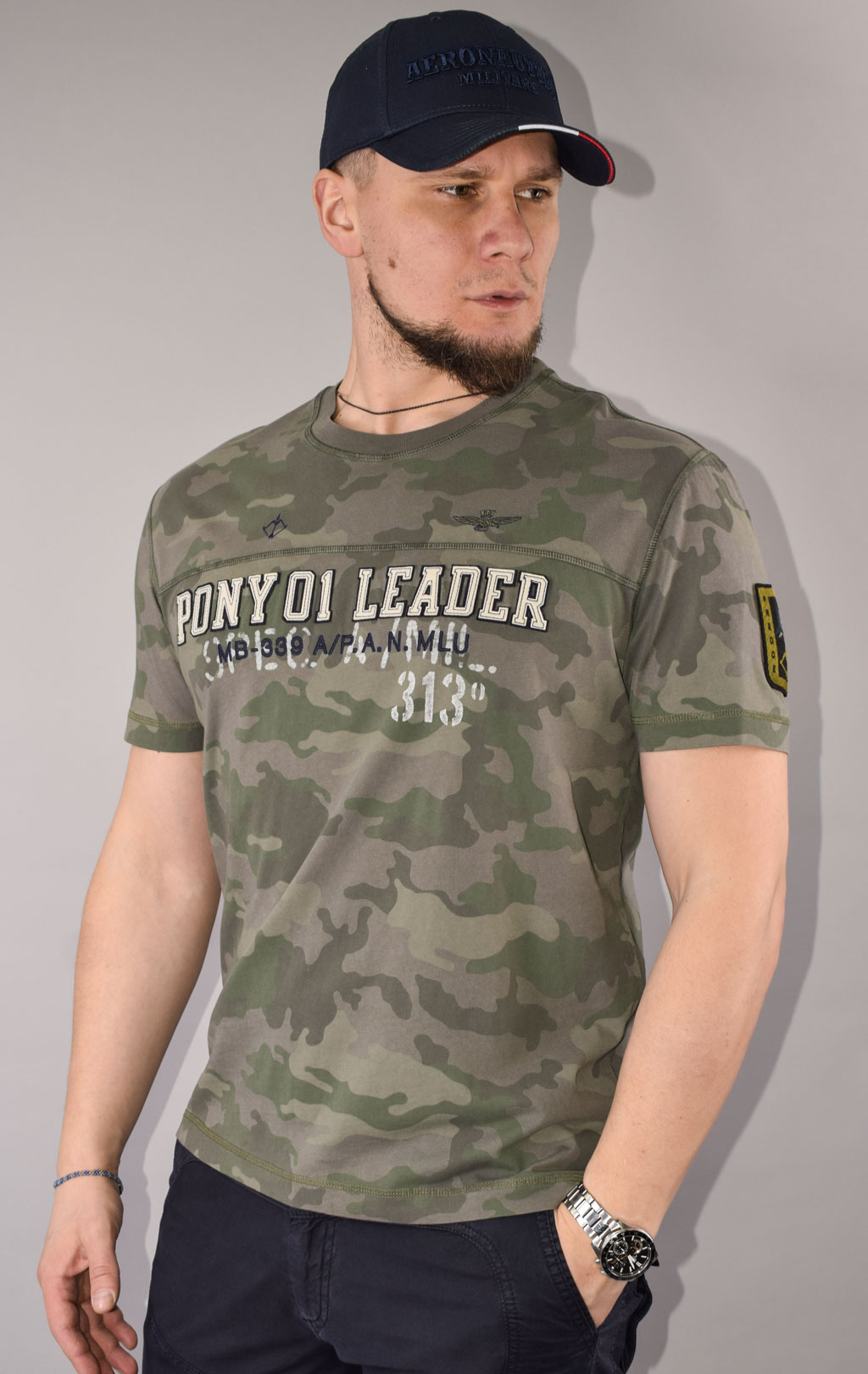 Футболка AERONAUTICA MILITARE SS 23/IN camouflage pilot (TS 2061) 