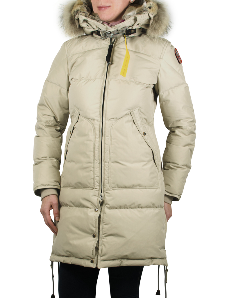 Женская куртка-пуховик PARAJUMPERS LONG BEAR ivory 