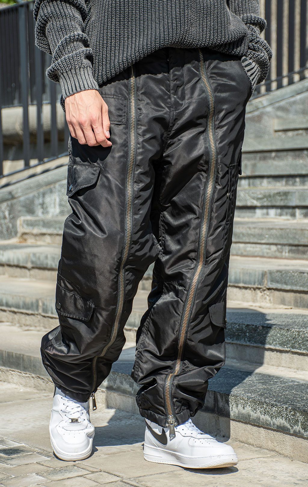 Брюки ALPHA INDUSTRIES A-11 FLIGHT PANT нейлон утеплённые FW 24/25 black 