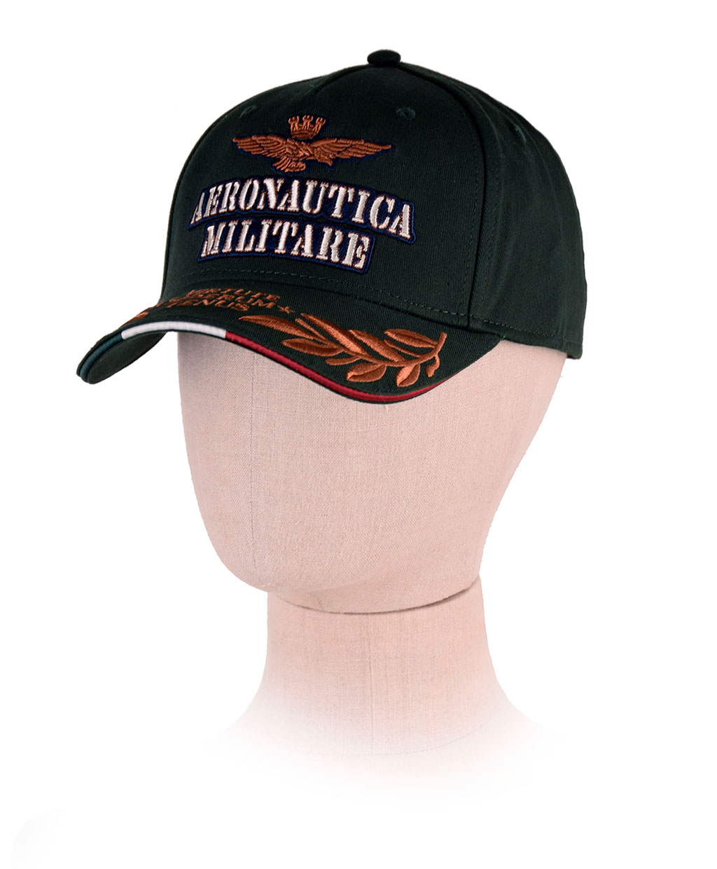 Бейсболка AERONAUTICA MILITARE verde bandiera (HA 995)