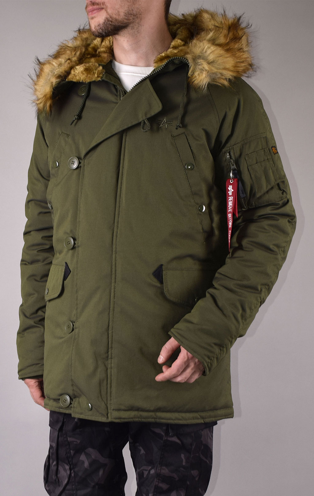 Аляска ALPHA INDUSTRIES EXPLORER big size dark green 