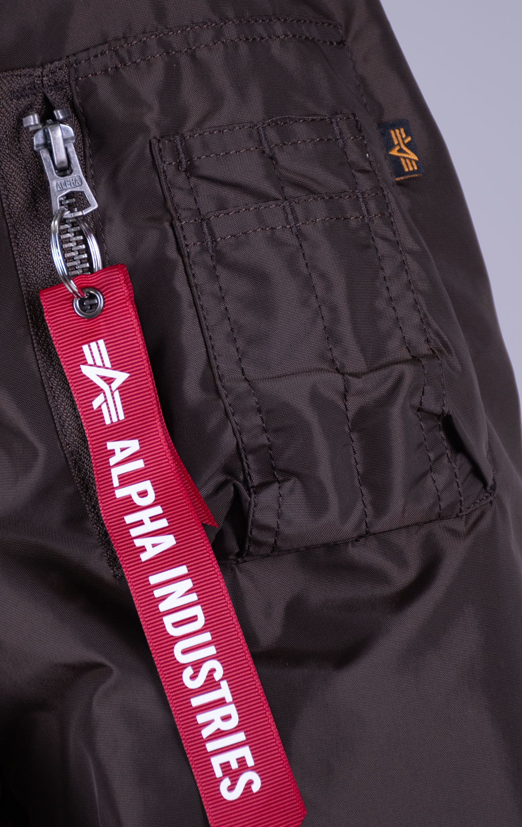 Куртка лётная ALPHA INDUSTRIES CWU 45/P RELAXED FIT FLIGHT JACKET (OXFORD) FW 26/27 hickory 