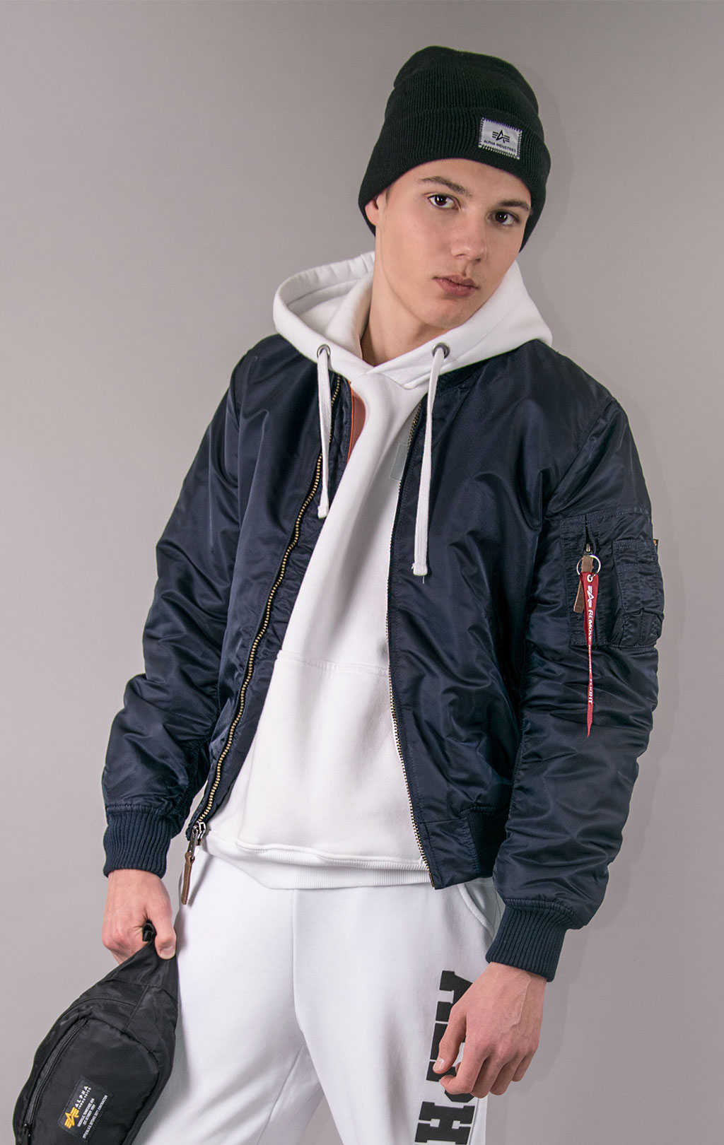 Бомбер ALPHA INDUSTRIES VF 59 MA-1 rep. blue 