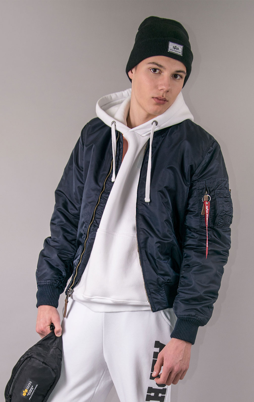 Бомбер ALPHA INDUSTRIES VF 59 MA-1 rep. blue 