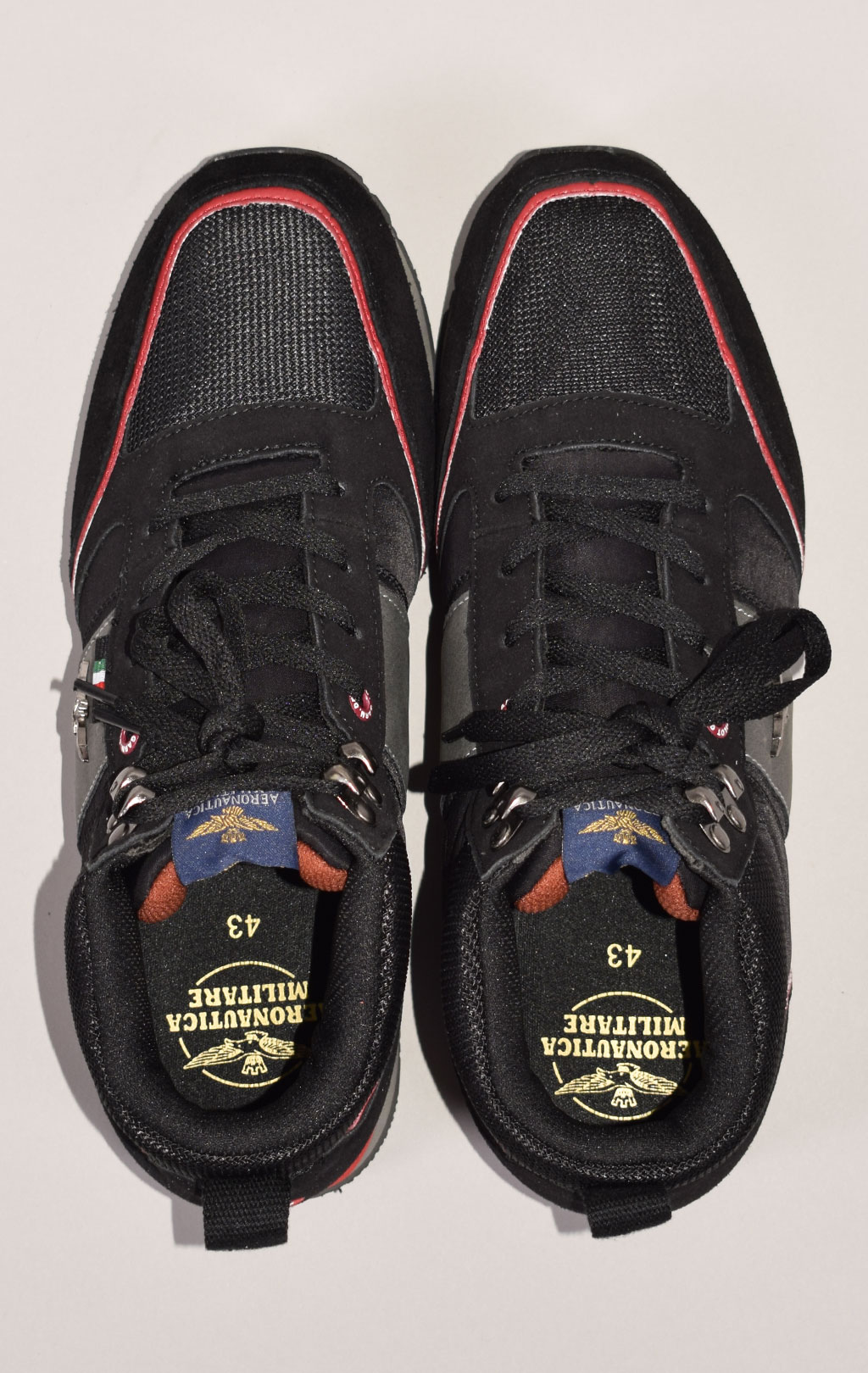 Кроссовки высокие AERONAUTICA MILITARE FW 22/23 m/CN jet black (SC 230) 