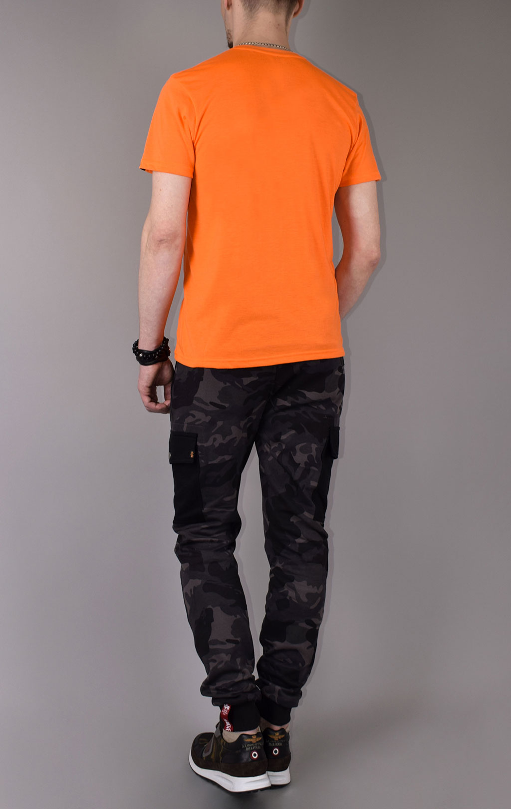 Футболка ALPHA INDUSTRIES BASIC T neon/orange 