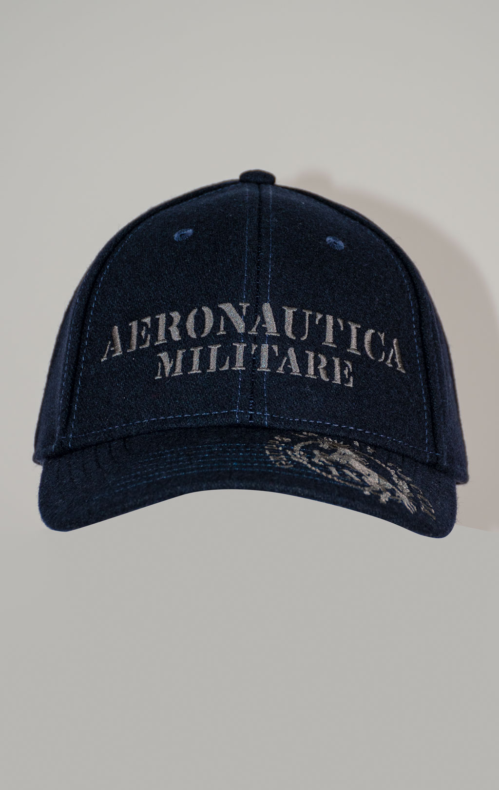 Бейсболка AERONAUTICA MILITARE шерсть FW 25/26/CN blue navy (HA 1226) 